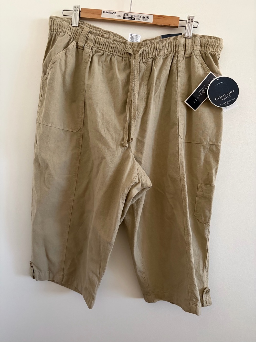 Karen Scott Cargo Capri Pants Petites XL